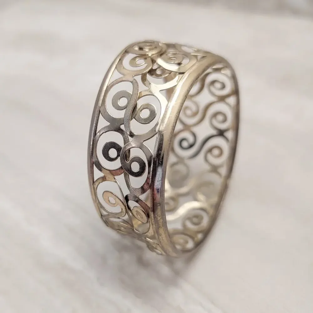 Vintage heavy feel silvering